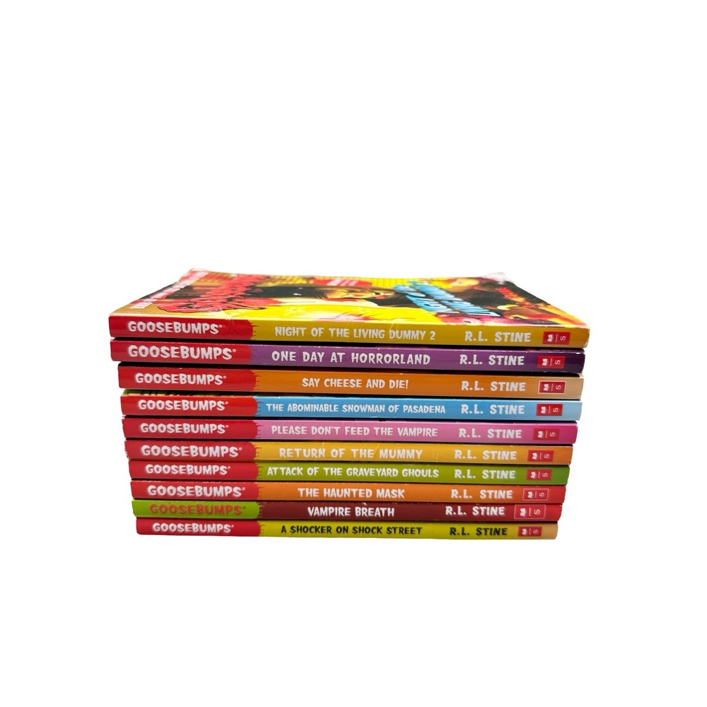 Goosebumps Tales Of Terror From The Master of Fright Set of 10 Books R.L. Stine